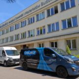 Osuszanie po zalaniu z kanalizacji w Instytucie Ceramiki i Materiałów Budowlanych Łukasiewicz